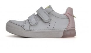 Детские кожаные ботинки D.D.STEP.S068-41608DM.Light Grey, серый цена и информация | Детские сапоги | kaup24.ee