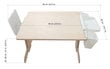 Reguleeritava kõrgusega laud ja tool "Betula 60" hind ja info | Laste lauad ja toolid | kaup24.ee