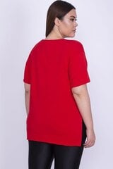 Красная блузка с сумочкой на клипсе C745-RA-42 цена и информация | Женские блузки, рубашки | kaup24.ee