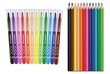 Pinal Maped ColorPeps lame värvitav+12 viltpliiatsit+12värvipliiatsit цена и информация | Kunstitarbed, voolimise tarvikud | kaup24.ee