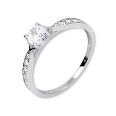 Brilio Красивое кольцо с кристаллами 229 001 00753 07 цена и информация | Кольцо | kaup24.ee