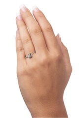 Brilio Silver Hõbedane kihlasõrmus südamega 426 001 00535 04 hind ja info | Sõrmused | kaup24.ee
