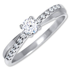 Brilio Silver Серебряное обручальное кольцо 426 001 00541 04 цена и информация | Кольцо | kaup24.ee