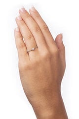 Brilio Silver Hõbedane kihlasõrmus 426 001 00540 04 hind ja info | Sõrmused | kaup24.ee
