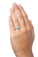 Brilio Silver Hõbedane kihlasõrmus 426 001 00534 04 hind ja info | Sõrmused | kaup24.ee