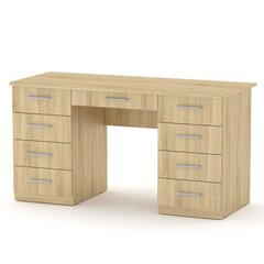 Письменный стол Учитель-3, коричневый цена и информация | Компьютерные, письменные столы | kaup24.ee