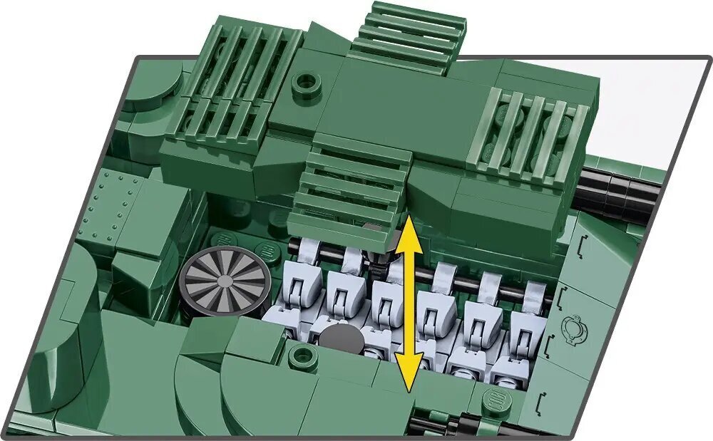 Konstruktor Tank A1E1 Cobi, 887 d. hind ja info | Klotsid ja konstruktorid | kaup24.ee