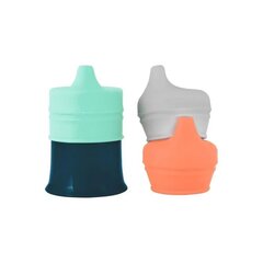 Silikoonkaantega Cup Snug 3 tk 12 kuud+ цена и информация | Бутылочки и аксессуары | kaup24.ee