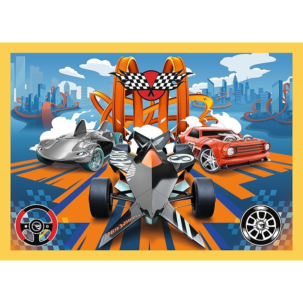 Pusle Trefl Hot Wheels, 204 d. цена и информация | Pusled | kaup24.ee