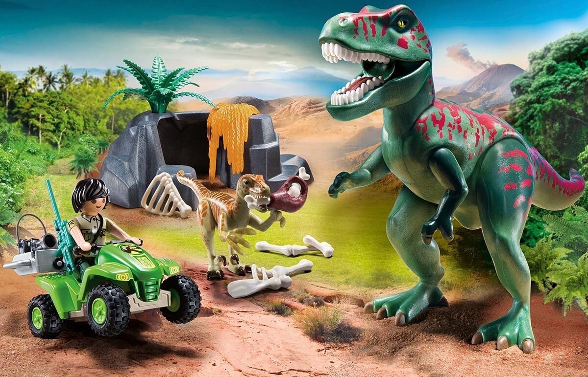 71588 PLAYMOBIL Dino blokeerib Exploreri ATV ja dinosaurused hind ja info | Klotsid ja konstruktorid | kaup24.ee