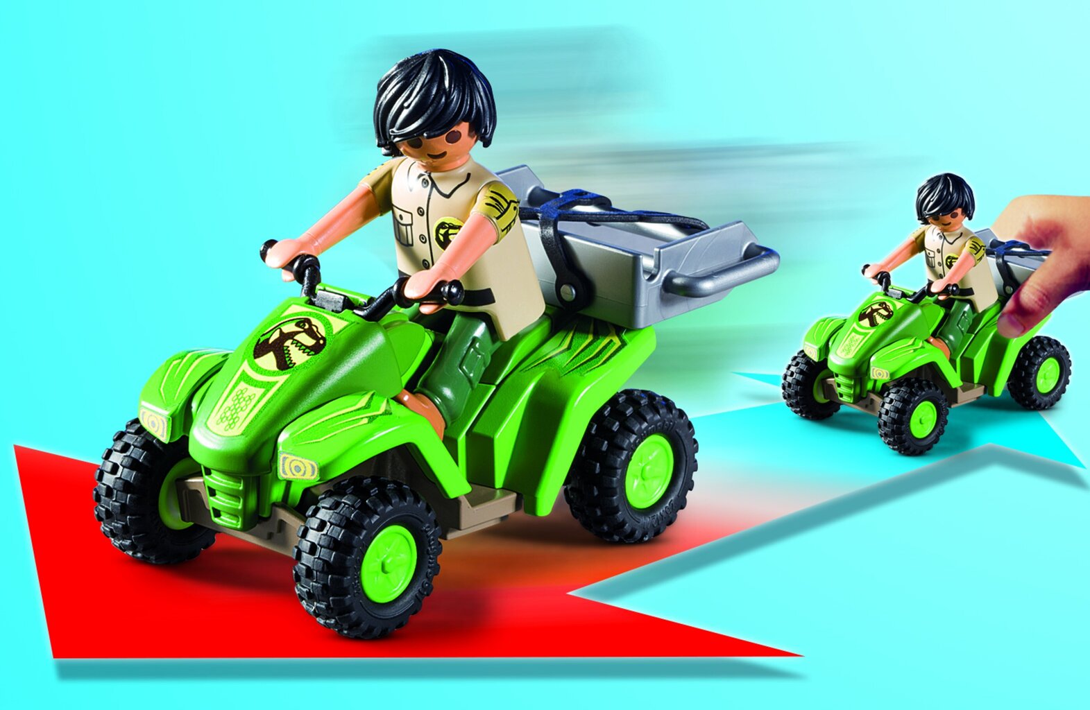 71588 PLAYMOBIL Dino blokeerib Exploreri ATV ja dinosaurused hind ja info | Klotsid ja konstruktorid | kaup24.ee