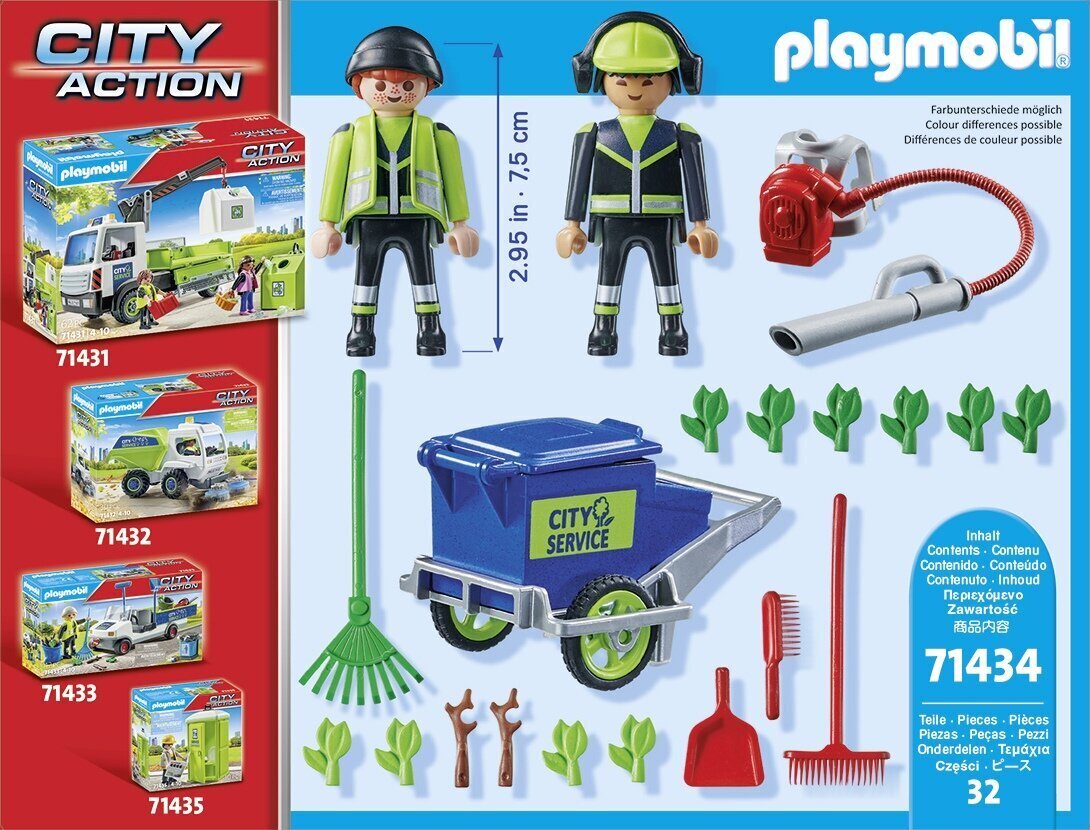 71434 Playmobile® City Action Bricksi tänavapuhastusmeeskond hind ja info | Klotsid ja konstruktorid | kaup24.ee