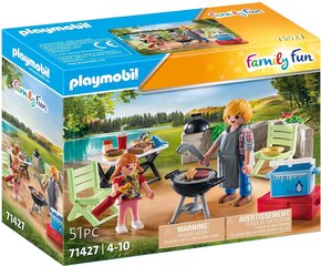 71427 Playmobile® konstruktor Family Fun Grill koos perega цена и информация | Конструкторы и кубики | kaup24.ee