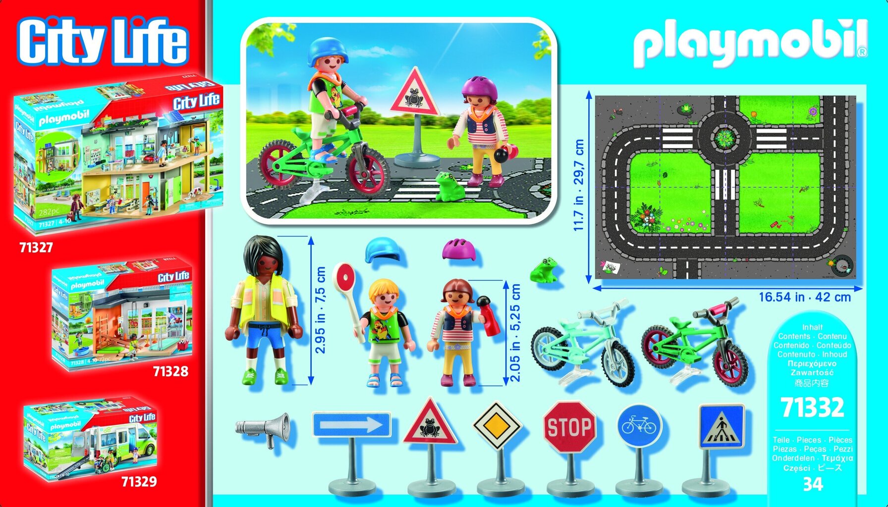 71332 PLAYMOBIL City Life plokid Liikluskool цена и информация | Klotsid ja konstruktorid | kaup24.ee