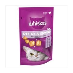 Whiskas Relax & Unwind для взрослых кошек с курицей, 8x45 г цена и информация | Лакомства для котов | kaup24.ee