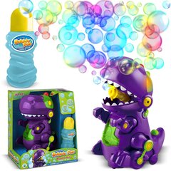 Mullimasin meloodiaga Bubble Fun Dinosaurus, lilla, 11,5x16x21 cm hind ja info | Mänguasjad (vesi, rand ja liiv) | kaup24.ee