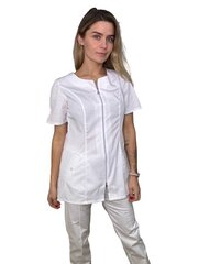 Блузка для женщин Lija rūbai А-3-UZ-ТR-601, белая цена и информация | Медицинская одежда | kaup24.ee