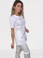 Блузка для женщин Lija rūbai А-3-UZ-ТR-601, белая цена и информация | Медицинская одежда | kaup24.ee