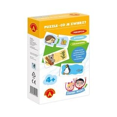 Пазл Alexander Развлекаемся и учимся. Что едят животные? цена и информация | Пазлы | kaup24.ee