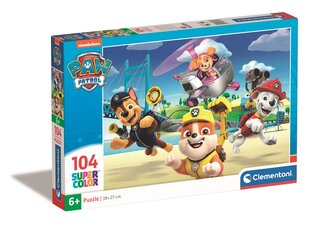 Пазл Clementoni Puzzle Super Color Paw Patrol 27265, 104 деталей цена и информация | Пазлы | kaup24.ee