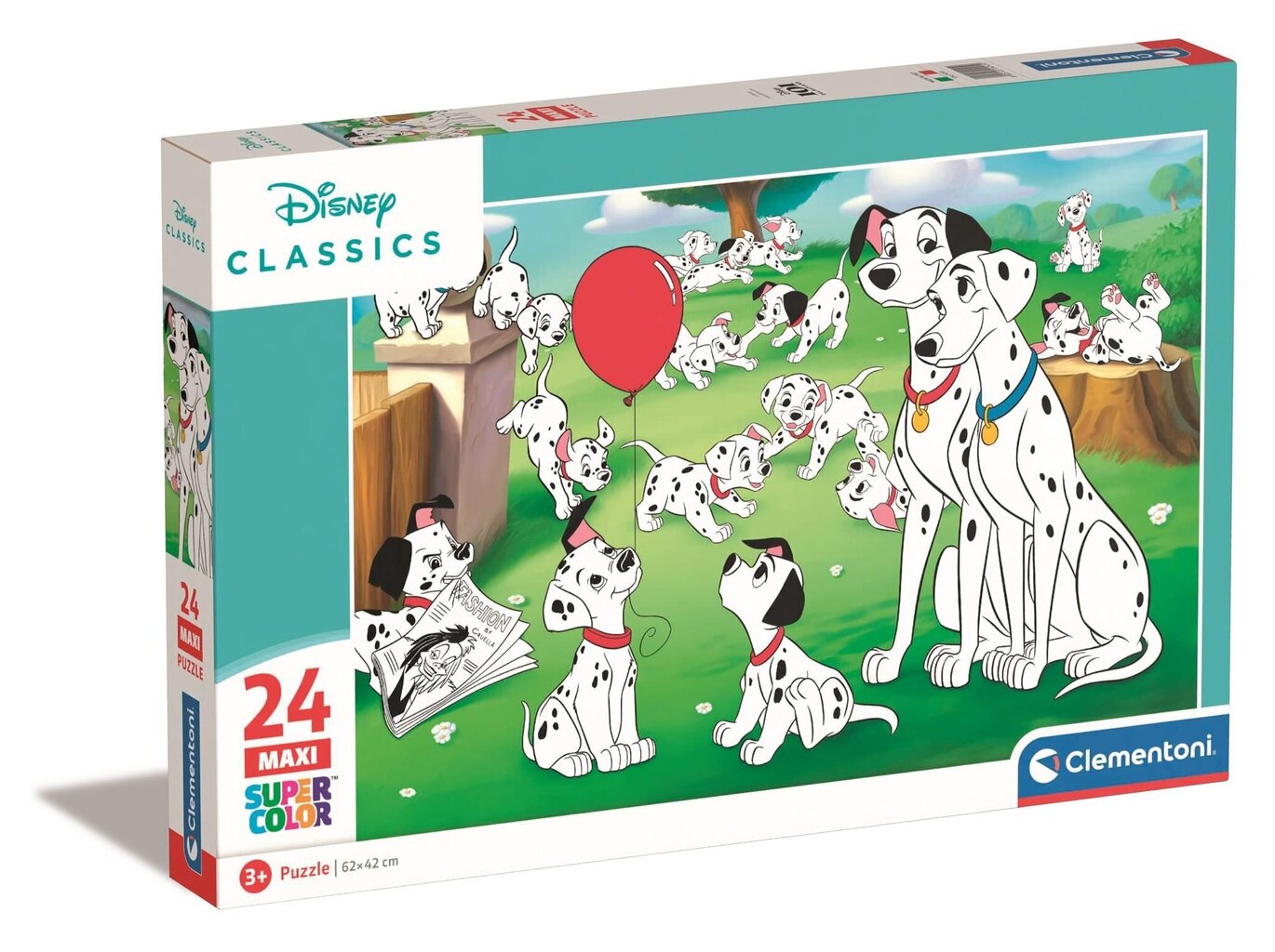 Pusle Clementoni 24 tk, Maxi Superkolor Disney Animals 24245 цена и информация | Pusled | kaup24.ee