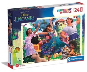 Pusle Clementoni 24 tk, Maxi Superkolor Disney Encanto 24246 hind ja info | Pusled | kaup24.ee