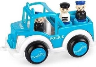 Politseimaastur Viking Toys Jumbo Jeep Police цена и информация | Развивающий мелкую моторику - кинетический песок KeyCraft NV215 (80 г) детям от 3+ лет, бежевый | kaup24.ee
