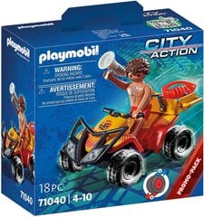 71040 Playmobile® City Action Beach Lifeguard Quad, 18 hind ja info | Klotsid ja konstruktorid | kaup24.ee