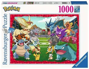 Pusle Ravensburger Pokemon, 1000 d. hind ja info | Pusled | kaup24.ee