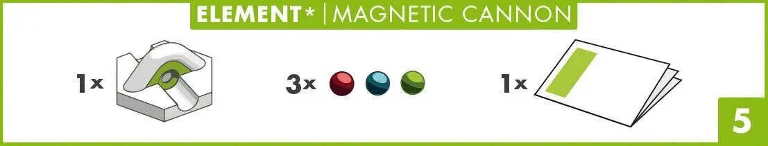 Interaktiivne rajasüsteem GraviTrax Ravensburgeri tarvik Magnetic Cannon hind ja info | Klotsid ja konstruktorid | kaup24.ee