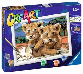 Maal numbrite järgi CreArt Lionlight, 70x44cm hind ja info | Maalid numbri järgi | kaup24.ee