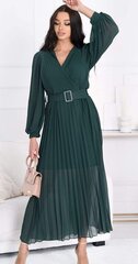 Женское платье,  тёмно-зелёный цена и информация | Платье | kaup24.ee