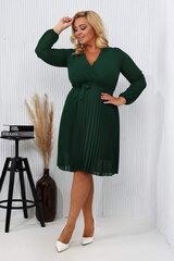 Женское платье Abito Moda, тёмно-зелёный цена и информация | Платья | kaup24.ee