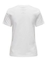 Only женская футболка 15317991*03, белый 5715511837520 цена и информация | Женские футболки | kaup24.ee
