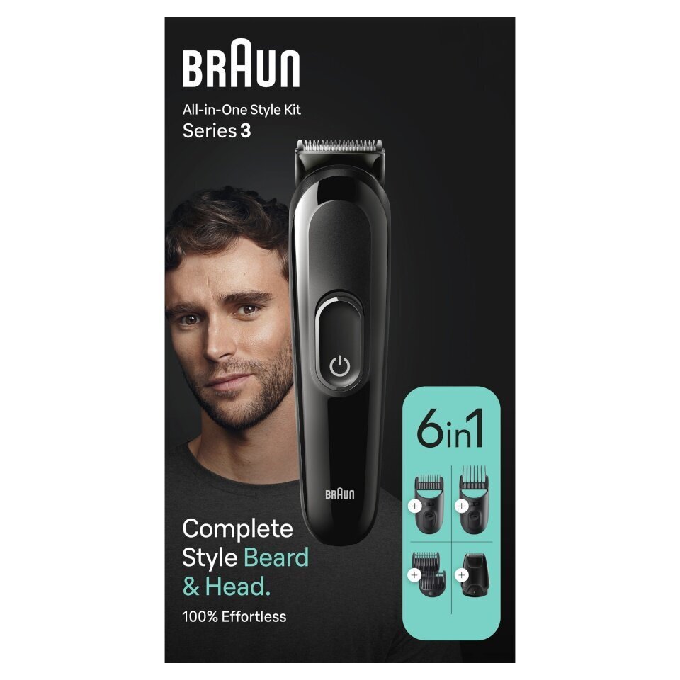 Braun Series 3 MGK3410 6in1 цена и информация | Juukselõikusmasinad, trimmerid | kaup24.ee