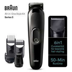 Braun Series 3 MGK3410 6in1 цена и информация | Машинки для стрижки волос | kaup24.ee