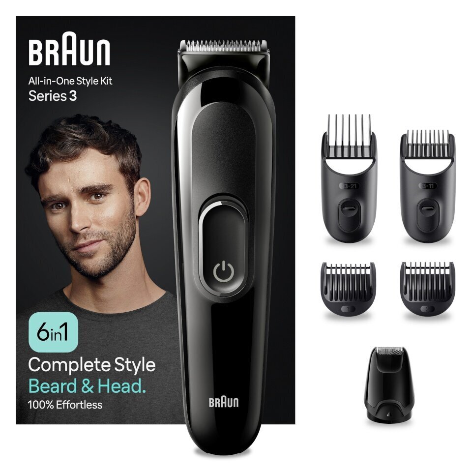 Braun Series 3 MGK3410 6in1 hind ja info | Juukselõikusmasinad, trimmerid | kaup24.ee