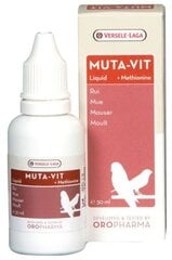 Aretuseelsed vitamiinid Versele-Laga Muta-Vit Liquid, 30 ml цена и информация | Корм для птиц | kaup24.ee