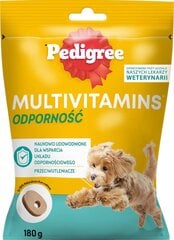 Pedigree Multivitamins täiskasvanud koertele kanaga, 180 g hind ja info | Toidulisandid ja parasiitide vastased tooted | kaup24.ee