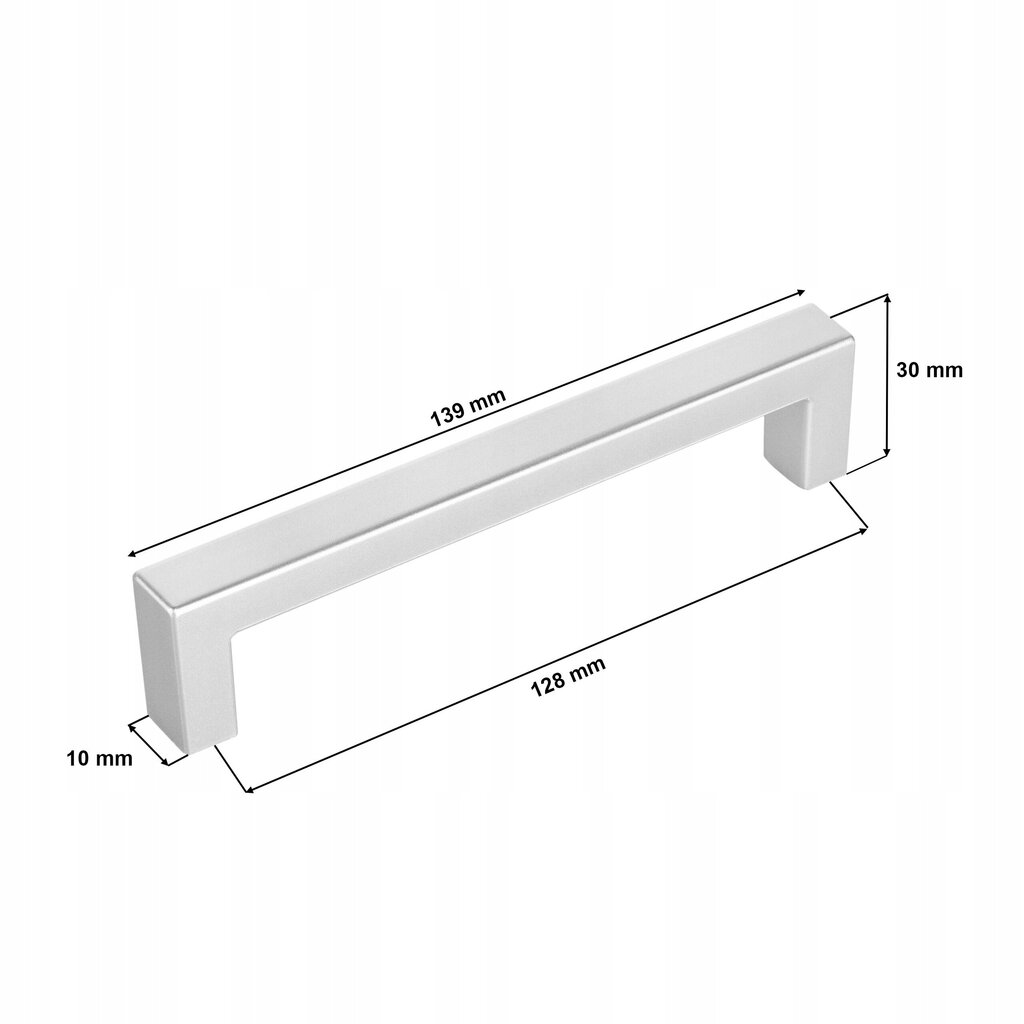 Mööbli käepide, 10 tk цена и информация | Mööbli käepidemed | kaup24.ee