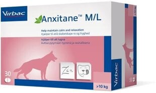 Stressivastane toidulisand koertele Virbac Anxitane M/L, 30 tk. hind ja info | Toidulisandid ja parasiitide vastased tooted | kaup24.ee