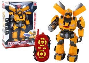 Suur kaugjuhitav robot, kollane hind ja info | Poiste mänguasjad | kaup24.ee