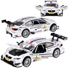 Sportauto BMW M3 DTM heli- ja valgusefektidega hind ja info | Poiste mänguasjad | kaup24.ee