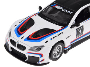 Auto BMW M6 GT3 heli- ja valgusefektidega hind ja info | Poiste mänguasjad | kaup24.ee