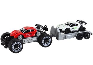 Sõidukikomplekt, punane ja valge hind ja info | Poiste mänguasjad | kaup24.ee