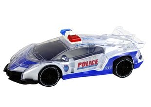 Kaugjuhitav spordipolitsei auto koos tuledega цена и информация | Игрушки для мальчиков | kaup24.ee