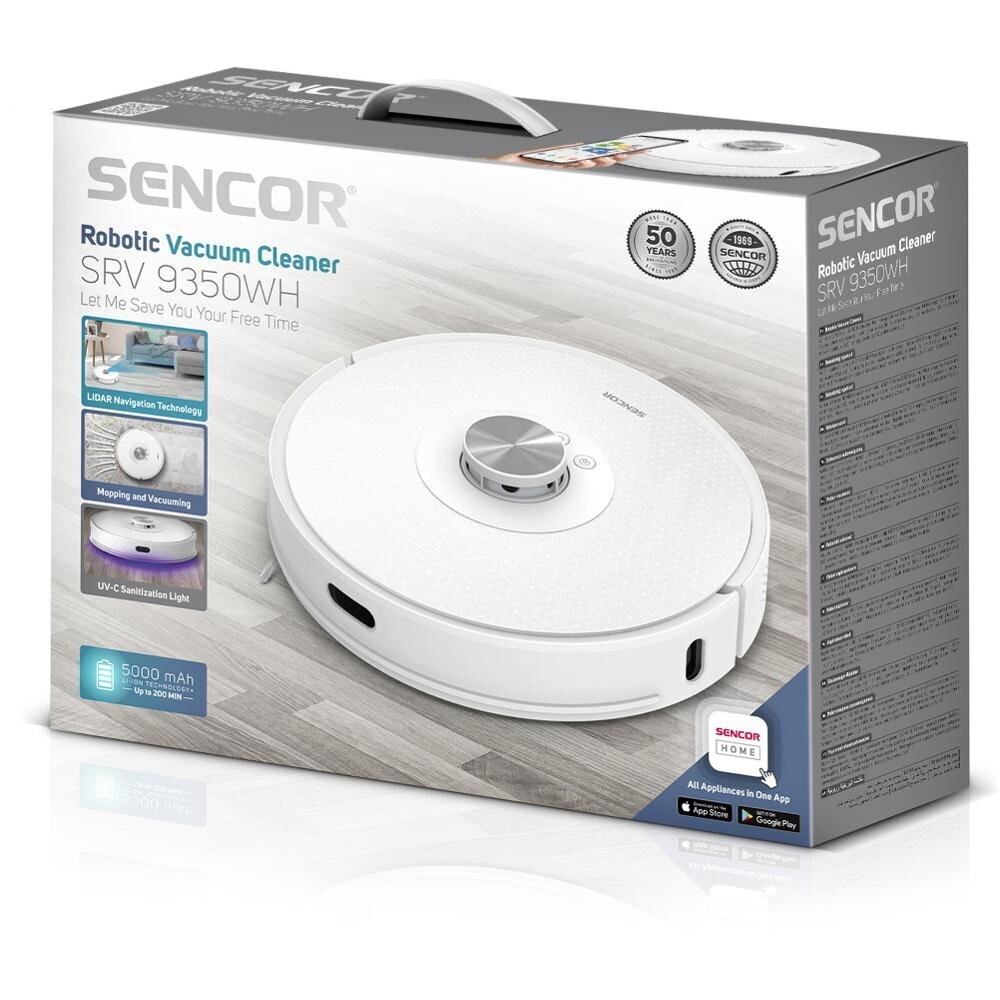 Sencor SRV 9350WH hind ja info | Robottolmuimejad | kaup24.ee