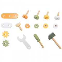 Деревянный набор инструментов с ящиком Viga PolarB цена и информация | Игрушки для мальчиков | kaup24.ee