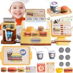 Mini burgeripood lastele Woopie, 25 tk цена и информация | Игрушки для девочек | kaup24.ee