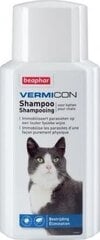 Parasiitidevastane šampoon kassidele Beaphar Beap vermicon, 200 ml цена и информация | Косметические средства для животных | kaup24.ee